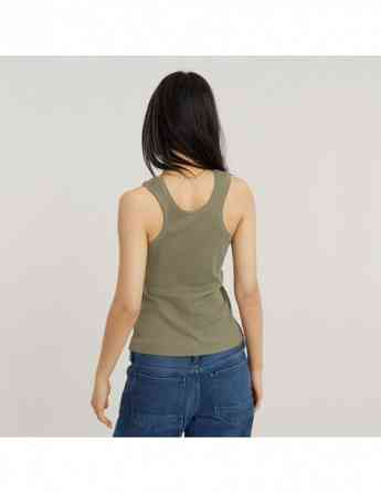G-Star Raw - Racerback ribbed slim tank top wmn Тбилиси