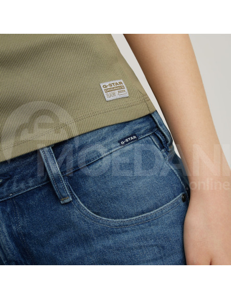 G-Star Raw - Racerback ribbed slim tank top wmn Тбилиси - изображение 3