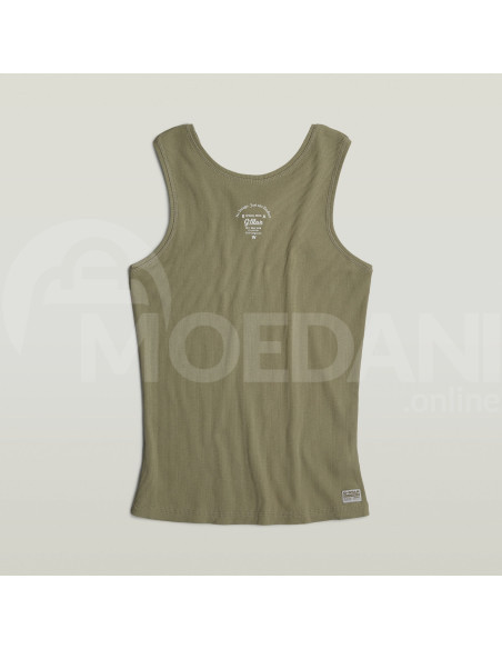 G-Star Raw - Racerback ribbed slim tank top wmn Тбилиси - изображение 5