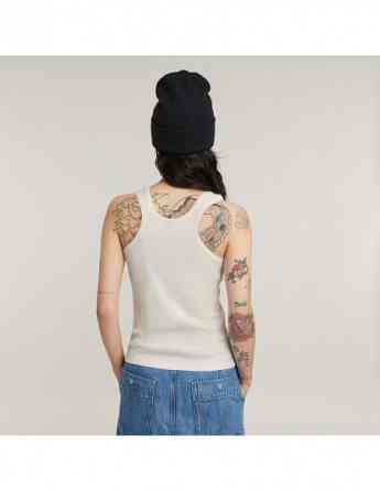 G-Star Raw - Racerback ribbed slim tank top wmn Тбилиси