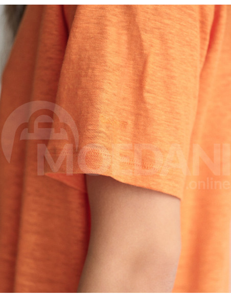 Gant - LINEN SS T-SHIRT Тбилиси - изображение 3