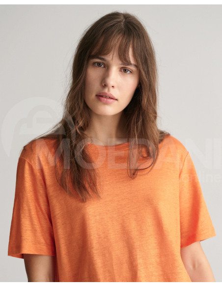 Gant - LINEN SS T-SHIRT Тбилиси - изображение 4
