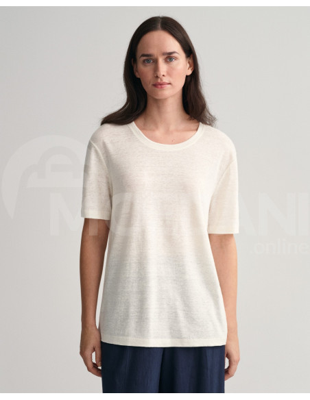 Gant - LINEN SS T-SHIRT Тбилиси - изображение 2