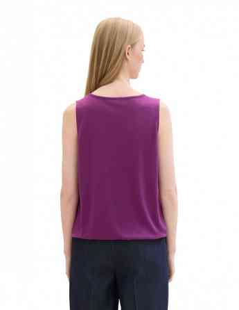 Tom Tailor - T-SHIRT TOP AJOUR V-NECK Тбилиси