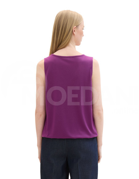 Tom Tailor - T-SHIRT TOP AJOUR V-NECK თბილისი - photo 2