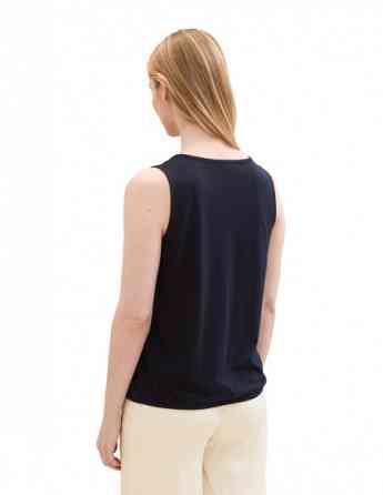 Tom Tailor - T-SHIRT TOP AJOUR V-NECK Тбилиси