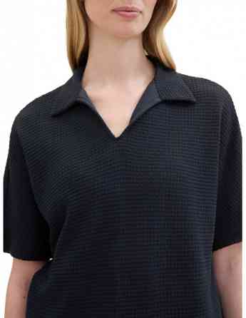 Tom Tailor - SWEATSHIRT STRUCTURED POLO Тбилиси