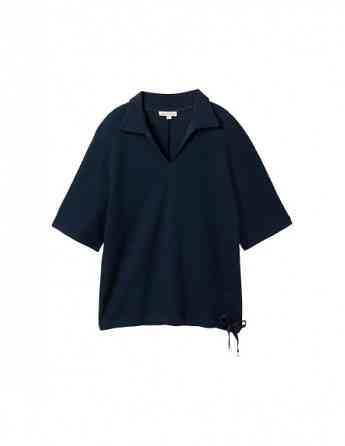 Tom Tailor - SWEATSHIRT STRUCTURED POLO Тбилиси