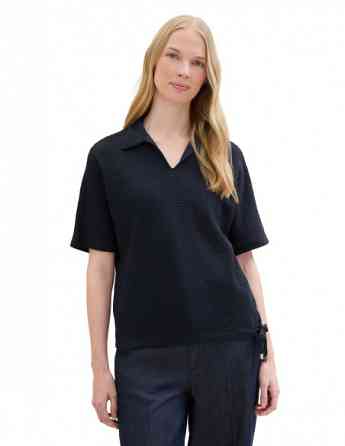 Tom Tailor - SWEATSHIRT STRUCTURED POLO Тбилиси
