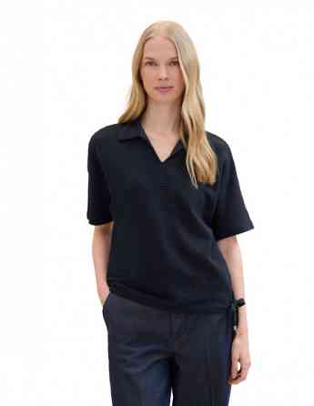 Tom Tailor - SWEATSHIRT STRUCTURED POLO Тбилиси