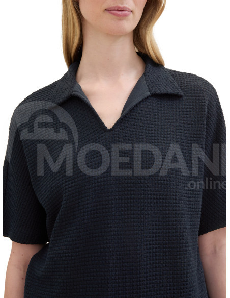 Tom Tailor - SWEATSHIRT STRUCTURED POLO Тбилиси - изображение 4