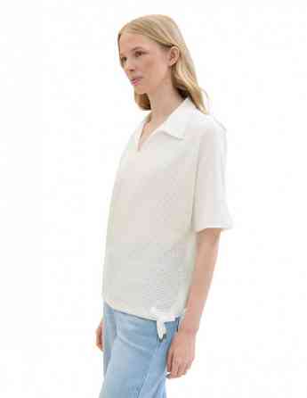 Tom Tailor - SWEATSHIRT STRUCTURED POLO Тбилиси