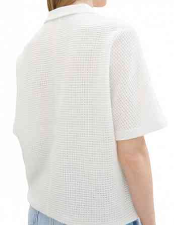 Tom Tailor - SWEATSHIRT STRUCTURED POLO Тбилиси