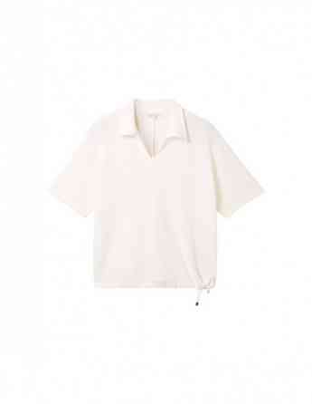 Tom Tailor - SWEATSHIRT STRUCTURED POLO Тбилиси