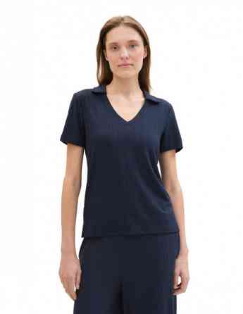 Tom Tailor - T-SHIRT RIB POLO COLLAR Тбилиси