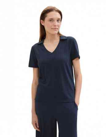 Tom Tailor - T-SHIRT RIB POLO COLLAR Тбилиси