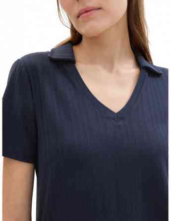Tom Tailor - T-SHIRT RIB POLO COLLAR Тбилиси