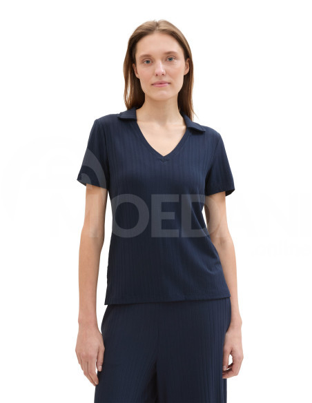 Tom Tailor - T-SHIRT RIB POLO COLLAR თბილისი - photo 1