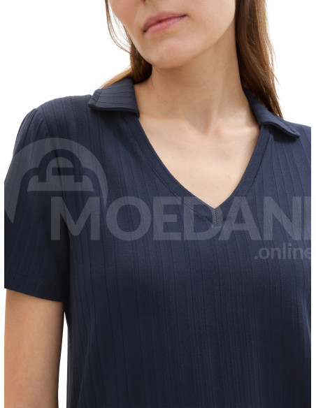 Tom Tailor - T-SHIRT RIB POLO COLLAR თბილისი - photo 4