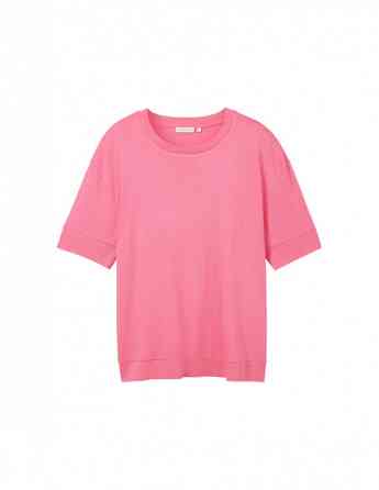 Tom Tailor - T-SHIRT WITH RIB DETAILS Тбилиси