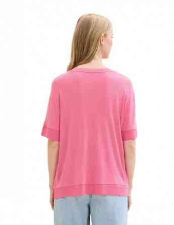 Tom Tailor - T-SHIRT WITH RIB DETAILS Тбилиси