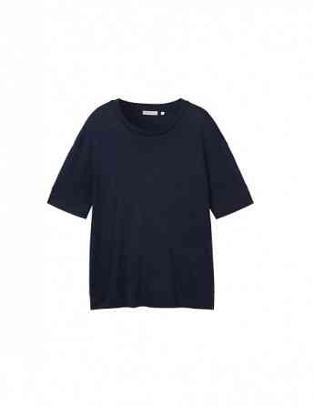 Tom Tailor - T-SHIRT WITH RIB DETAILS Тбилиси
