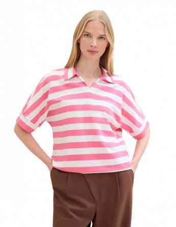 Tom Tailor - T-SHIRT POLO STRIPE Тбилиси
