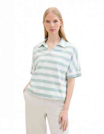 Tom Tailor - T-SHIRT POLO STRIPE Тбилиси