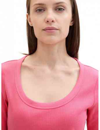 Tom Tailor - T-SHIRT RIB WIDE CREW NECK Тбилиси