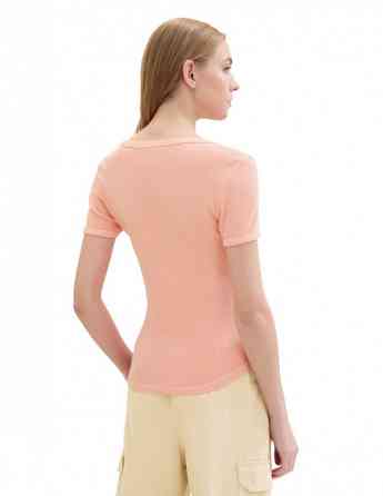 Tom Tailor - DYED RIB T-SHIRT Тбилиси