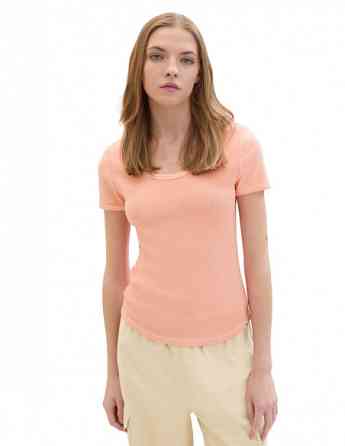 Tom Tailor - DYED RIB T-SHIRT Тбилиси