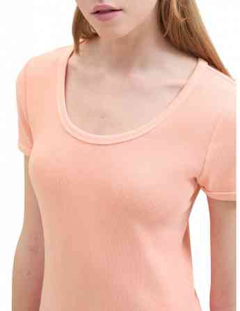 Tom Tailor - DYED RIB T-SHIRT Тбилиси