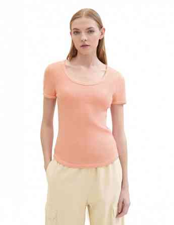 Tom Tailor - DYED RIB T-SHIRT Тбилиси