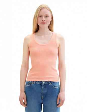 Tom Tailor - DYED RIB TOP Тбилиси