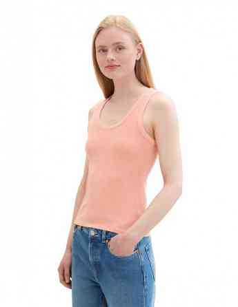 Tom Tailor - DYED RIB TOP Тбилиси
