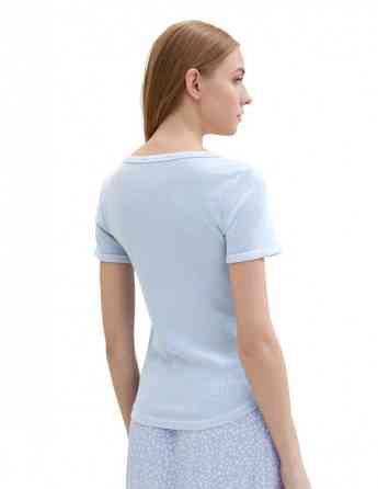 Tom Tailor - DYED RIB T-SHIRT Тбилиси