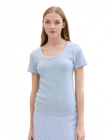Tom Tailor - DYED RIB T-SHIRT Тбилиси