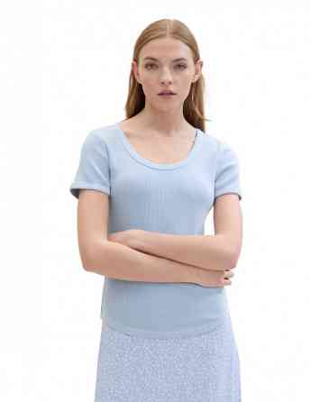 Tom Tailor - DYED RIB T-SHIRT Тбилиси