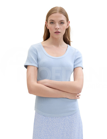 Tom Tailor - DYED RIB T-SHIRT Тбилиси - изображение 3