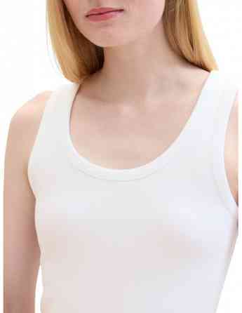 Tom Tailor - DYED RIB TOP Тбилиси