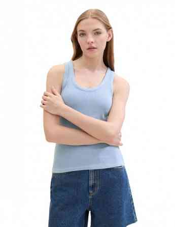 Tom Tailor - DYED RIB TOP Тбилиси