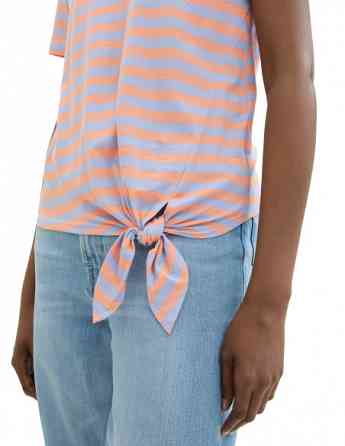 Tom Tailor - PRINTED KNOT T-SHIRT Тбилиси