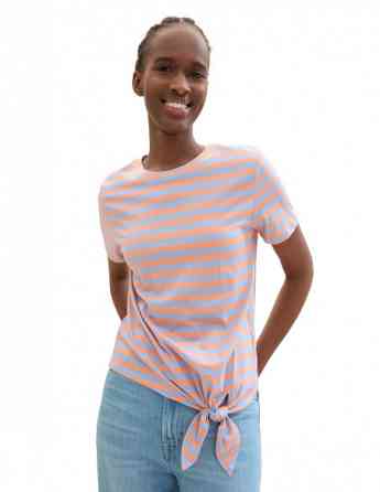 Tom Tailor - PRINTED KNOT T-SHIRT Тбилиси