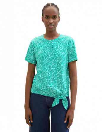 Tom Tailor - PRINTED KNOT T-SHIRT Тбилиси
