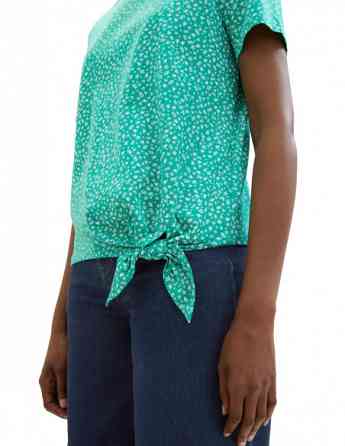 Tom Tailor - PRINTED KNOT T-SHIRT Тбилиси