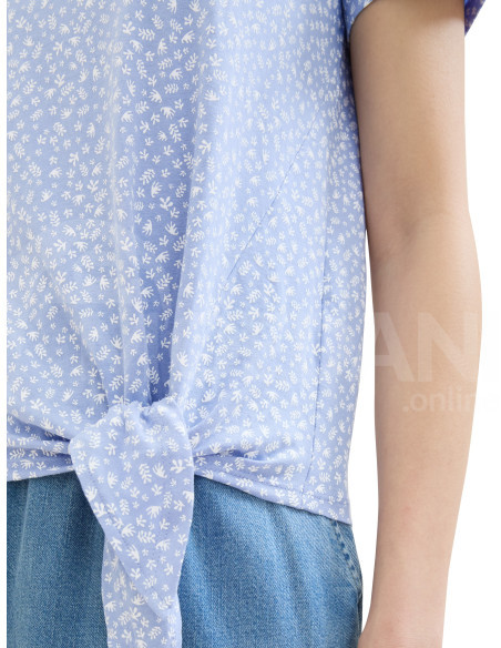 Tom Tailor - PRINTED KNOT T-SHIRT Тбилиси - изображение 4