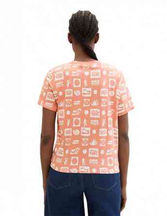 Tom Tailor - PRINTED KNOT T-SHIRT Тбилиси