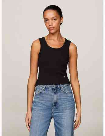 Tommy Hilfiger - SLIM  RIB CROP TANK Тбилиси