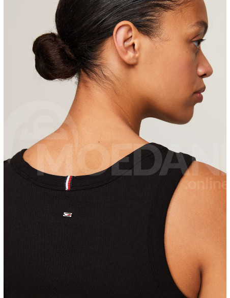 Tommy Hilfiger - SLIM  RIB CROP TANK Тбилиси - изображение 4