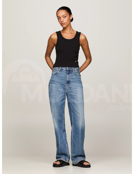 Tommy Hilfiger - SLIM  RIB CROP TANK Тбилиси - изображение 3